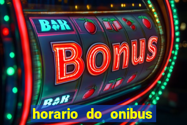 horario do onibus vila nova