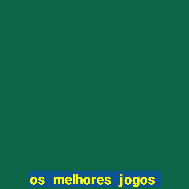 os melhores jogos do iphone