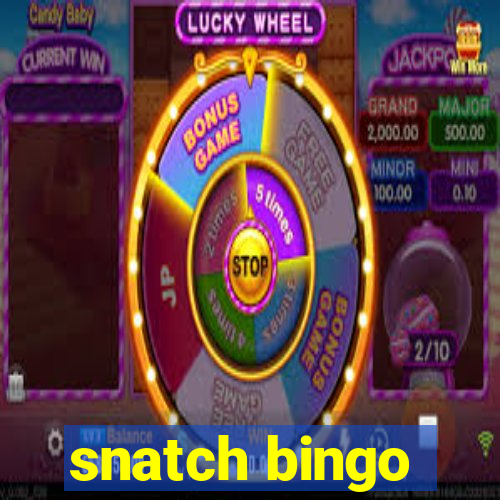 snatch bingo