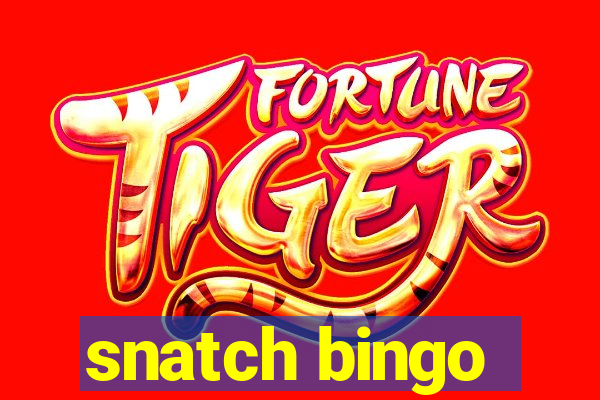 snatch bingo