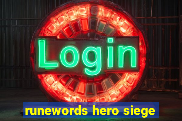 runewords hero siege