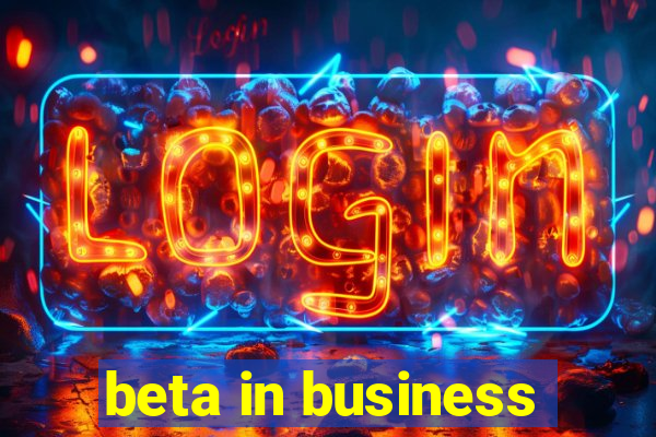 beta in business