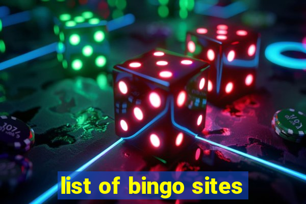 list of bingo sites