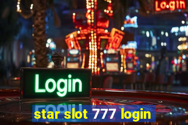 star slot 777 login