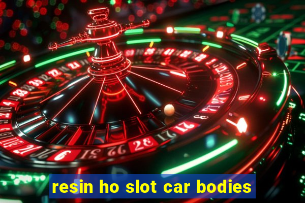 resin ho slot car bodies