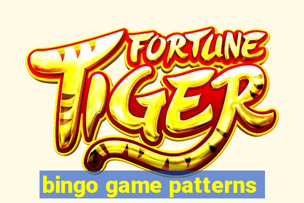 bingo game patterns