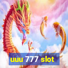 uuu 777 slot