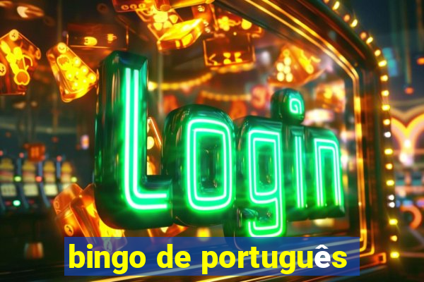 bingo de português