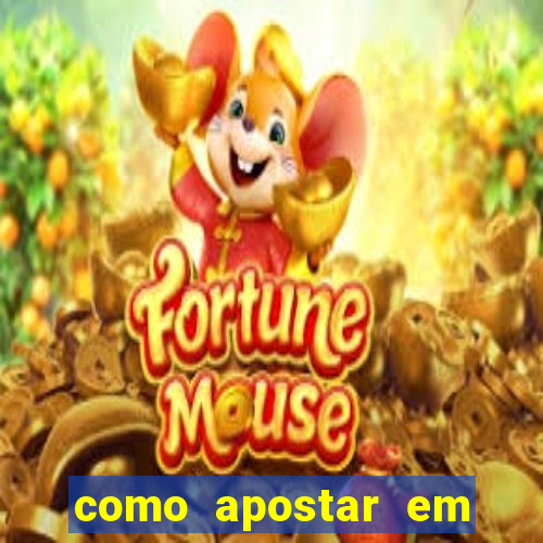 como apostar em jogos online