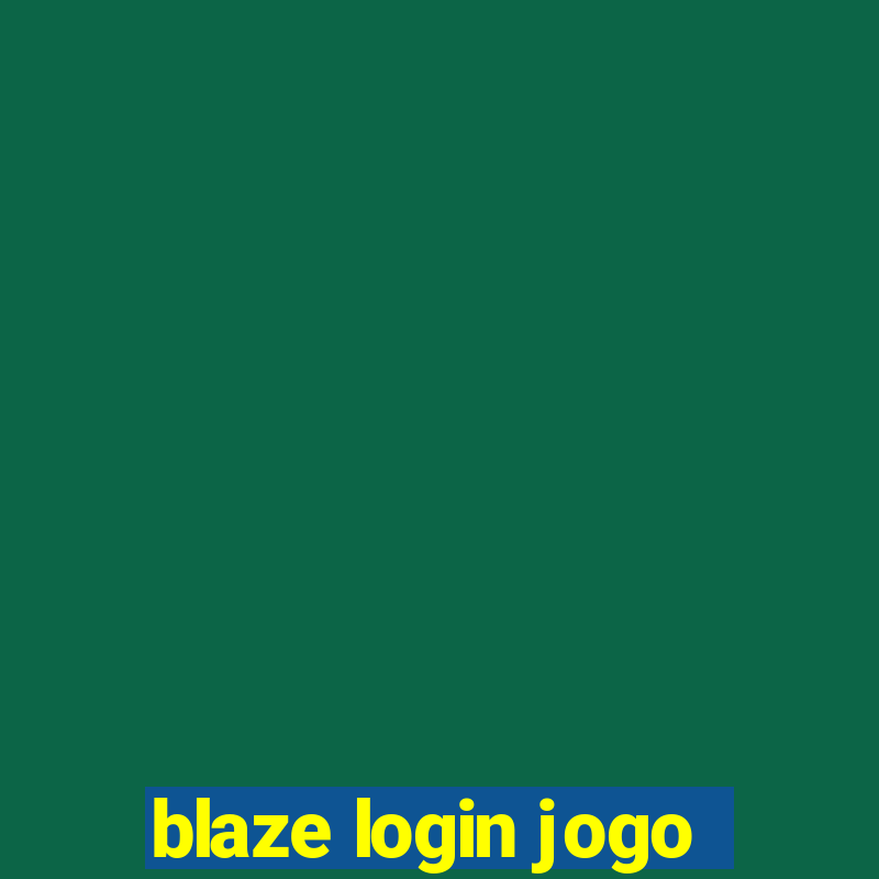 blaze login jogo