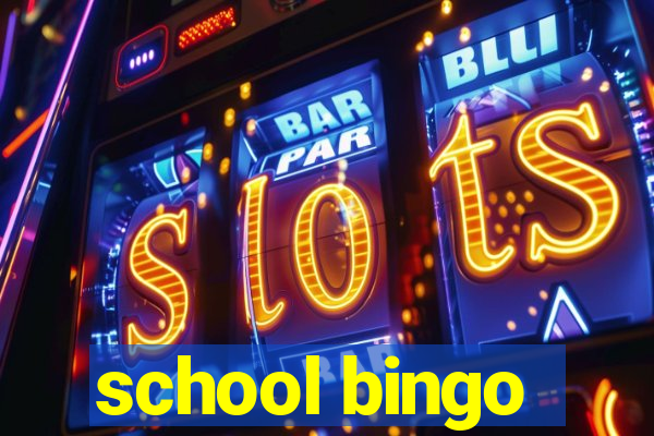 school bingo