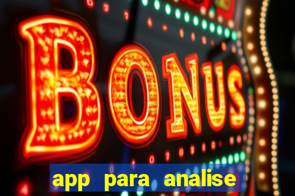 app para analise de jogos