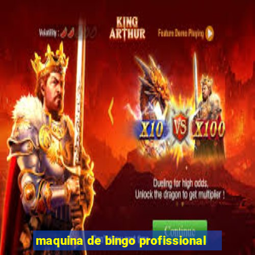 maquina de bingo profissional