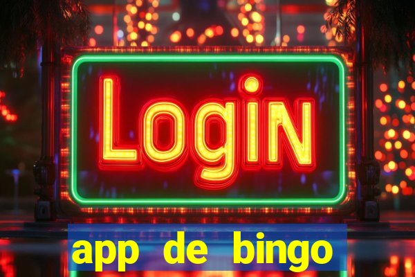 app de bingo valendo dinheiro