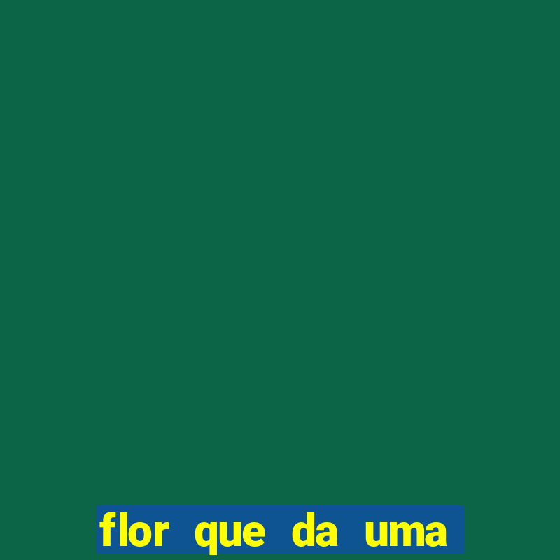 flor que da uma vez no ano