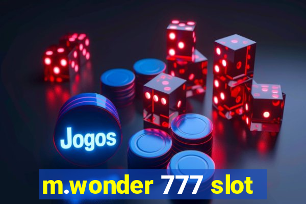 m.wonder 777 slot