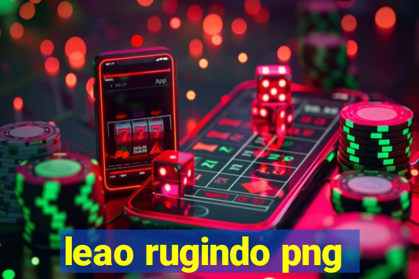 leao rugindo png