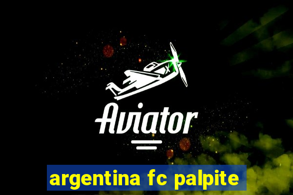 argentina fc palpite