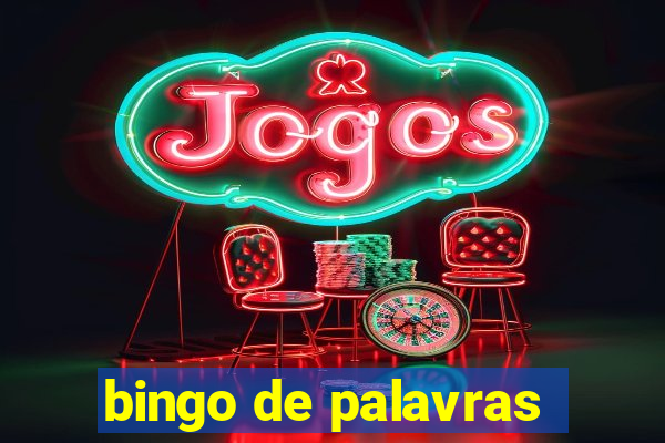 bingo de palavras