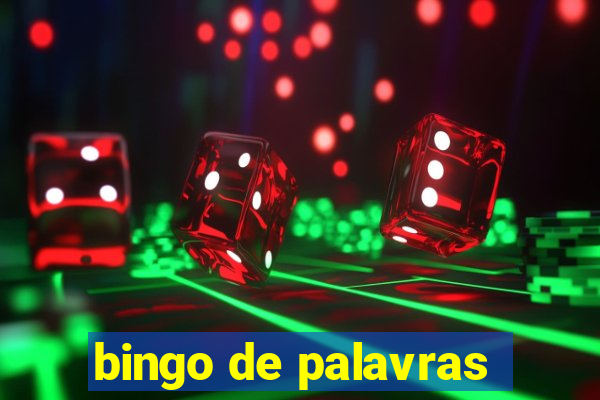 bingo de palavras