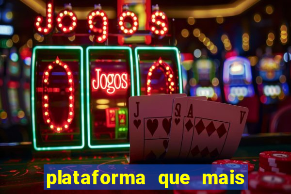 plataforma que mais paga no fortune tiger