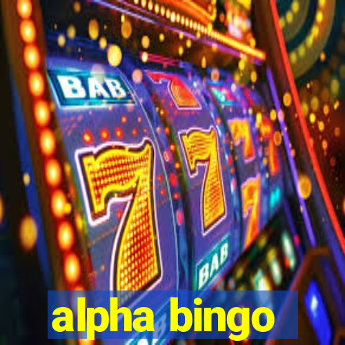 alpha bingo