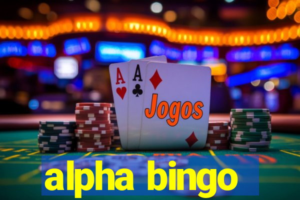 alpha bingo