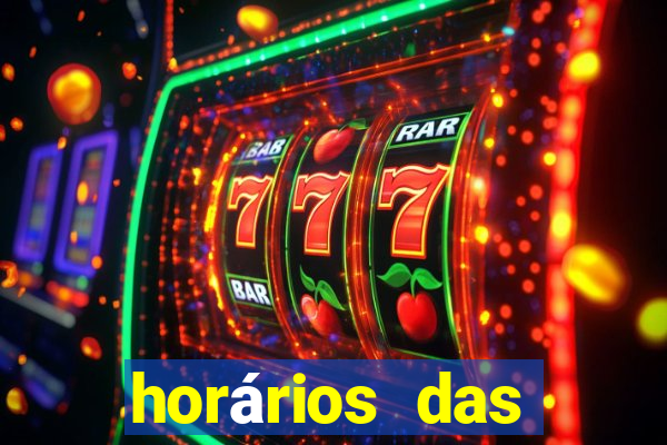 horários das plataformas de jogos