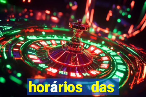 horários das plataformas de jogos