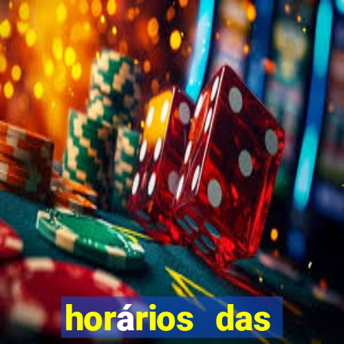 horários das plataformas de jogos