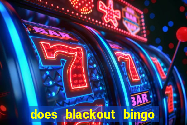 does blackout bingo really pay