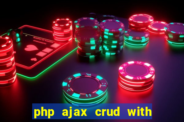 php ajax crud with datatables and bootstrap modals