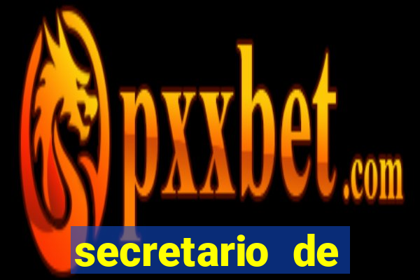 secretario de esporte salario