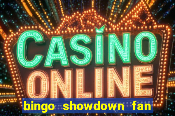 bingo showdown fan page freebies