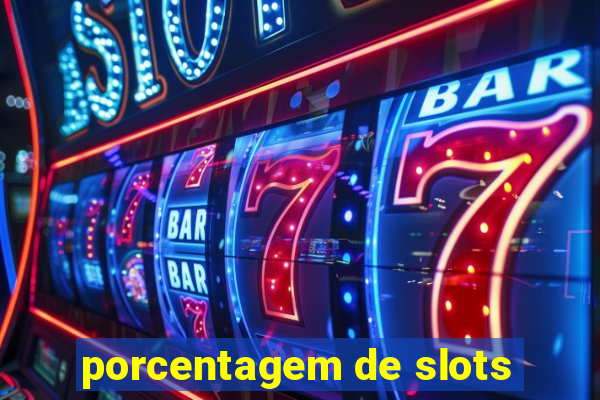 porcentagem de slots