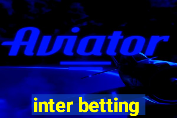 inter betting