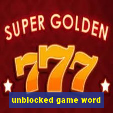 unblocked game word