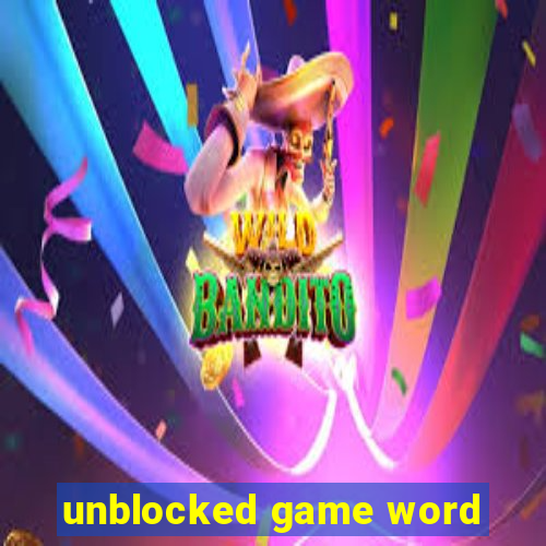 unblocked game word