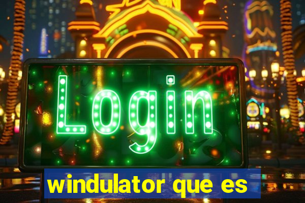 windulator que es