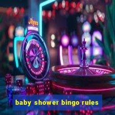 baby shower bingo rules