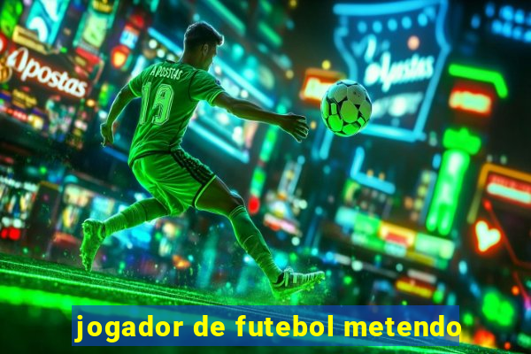 jogador de futebol metendo