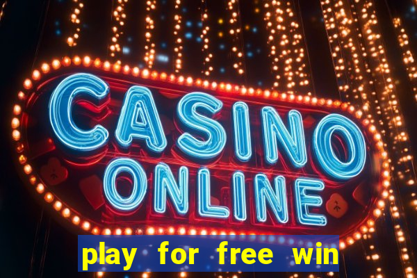 play for free win for real bingo