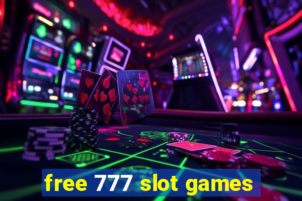 free 777 slot games