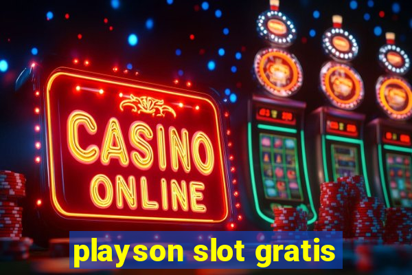 playson slot gratis