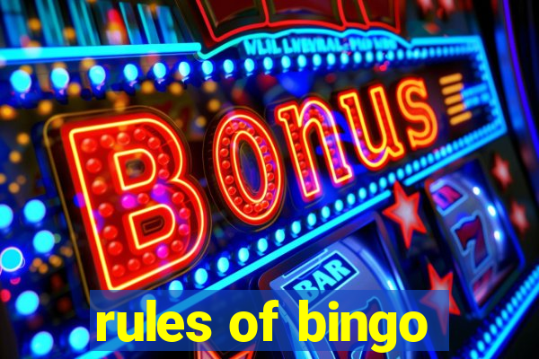 rules of bingo