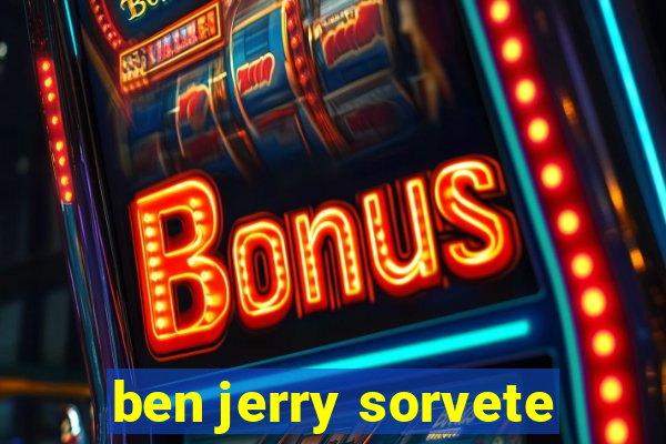 ben jerry sorvete