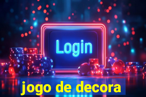 jogo de decora