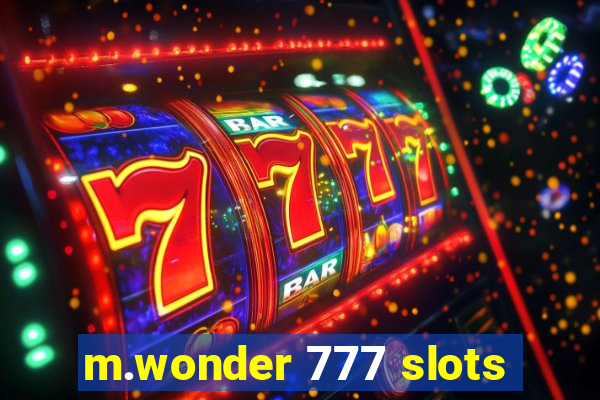 m.wonder 777 slots