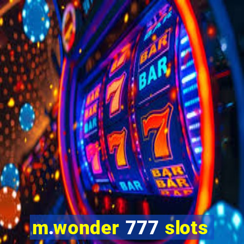 m.wonder 777 slots