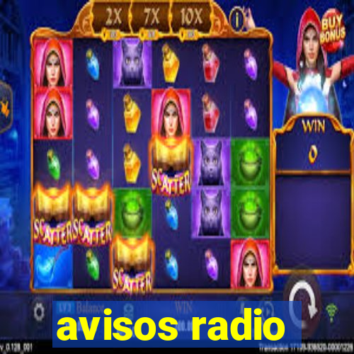 avisos radio